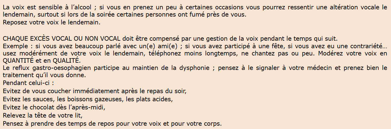 Technique vocale