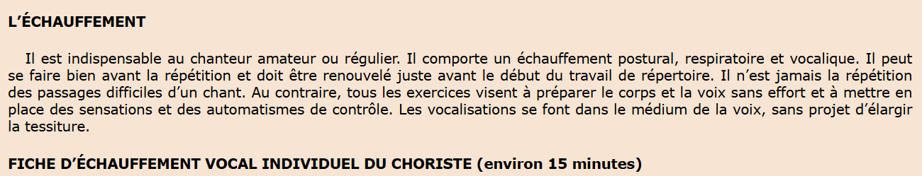 Technique vocale