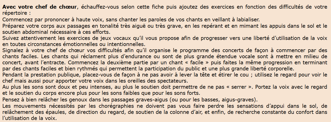Technique vocale